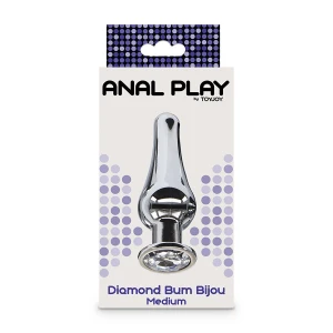TOYJOY - PLUG ANAL MÃDIO DIAMOND BUM BIJOU ANAL PLAY